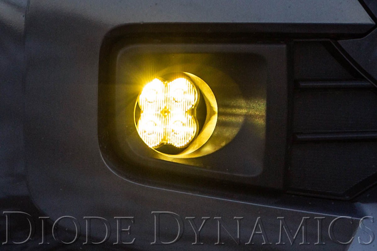 Diode Dynamics Driving/Fog Light, Stage Series Pro, LED Bulb, Yellow Cree XP-L HI LED Bulb, Set Of 2 - DD7000