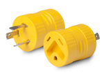Marinco Power Cord Adapter, 30 amp Male To 30 amp Female - 125A