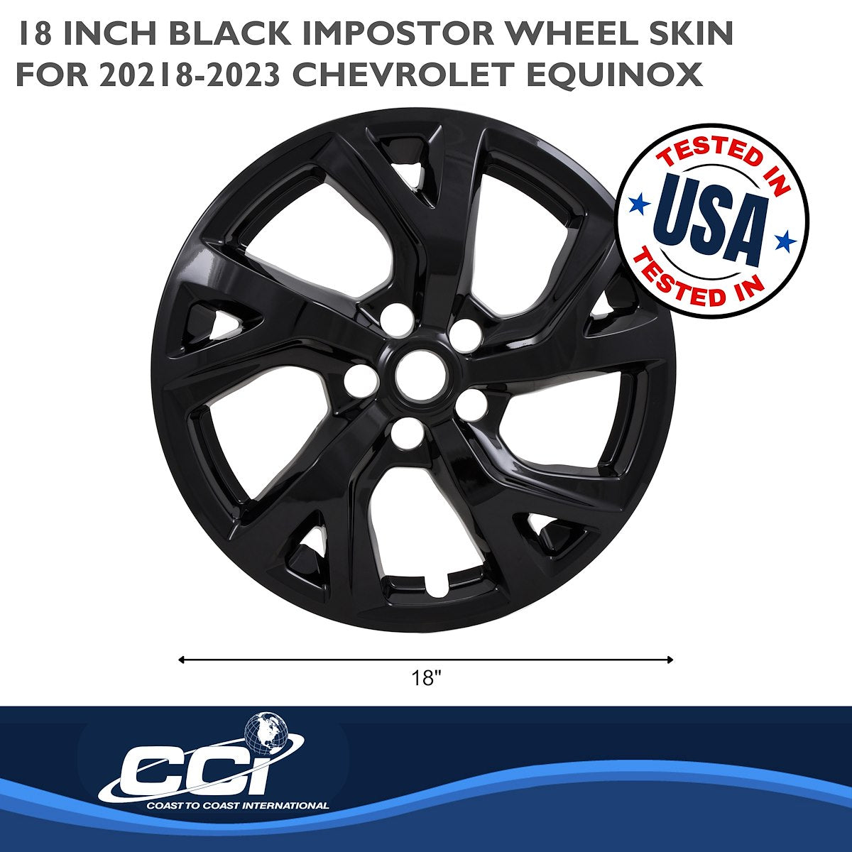 Coast2Coast Wheel Skins & Styled Wheel Covers IMP452BLK product image 3