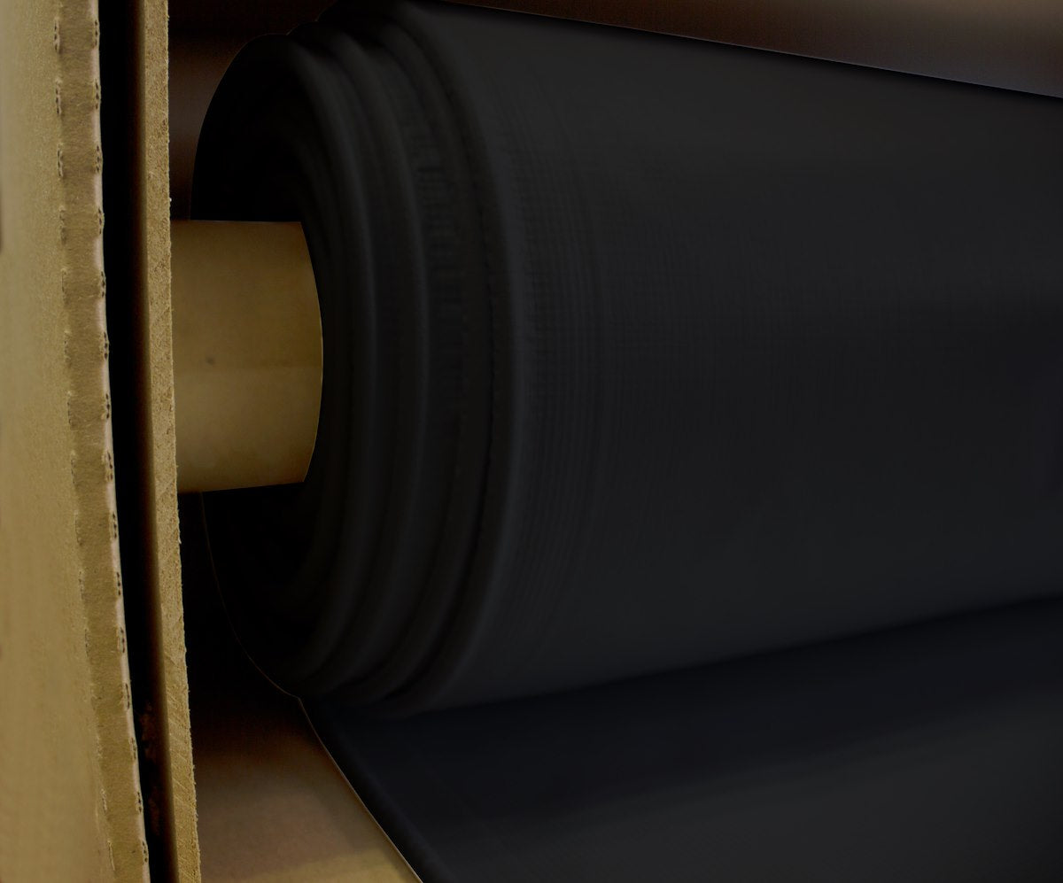 Velarium Awning Fabric, 200 in Length Roll x 47 in Width, Black - VSTF20000