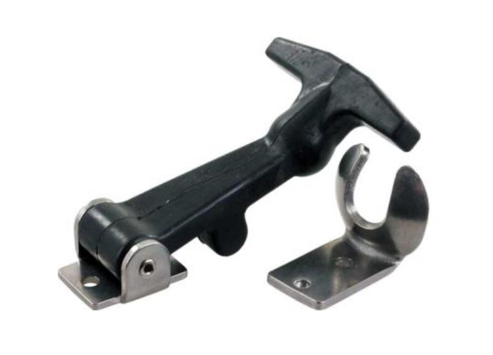JR Products Hood Latch, 1-5/8 in (Closed), 2-1/2 in Overall - 10875
