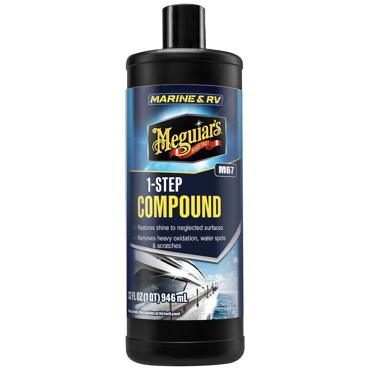 Meguiars Polishing Compound, White, 32 oz Bottle - M6732
