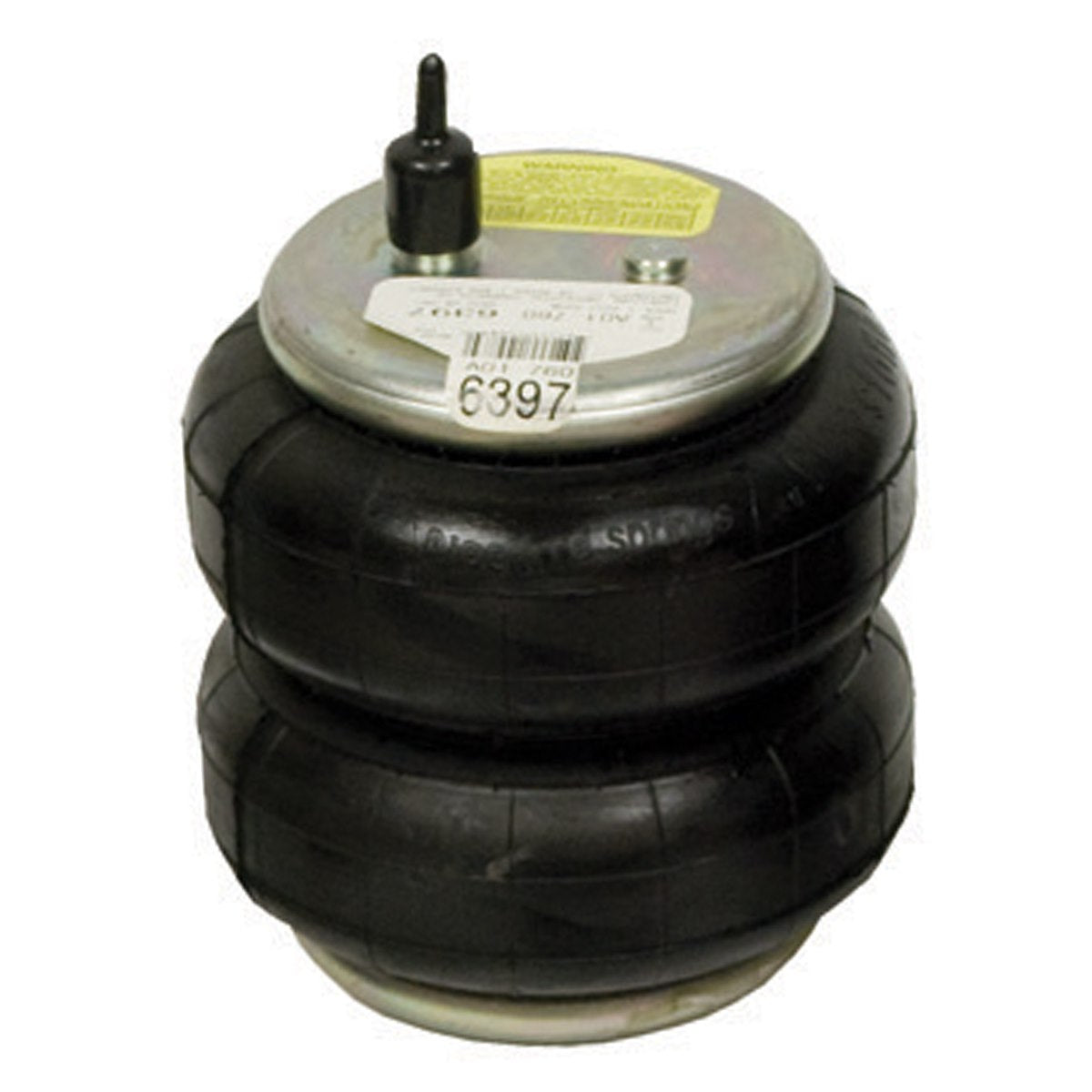Firestone Industrial Helper Spring Bellows, 8.30 in Extended Height, 2.80 in Compressed Height, 6.60 in Diameter - 6397
