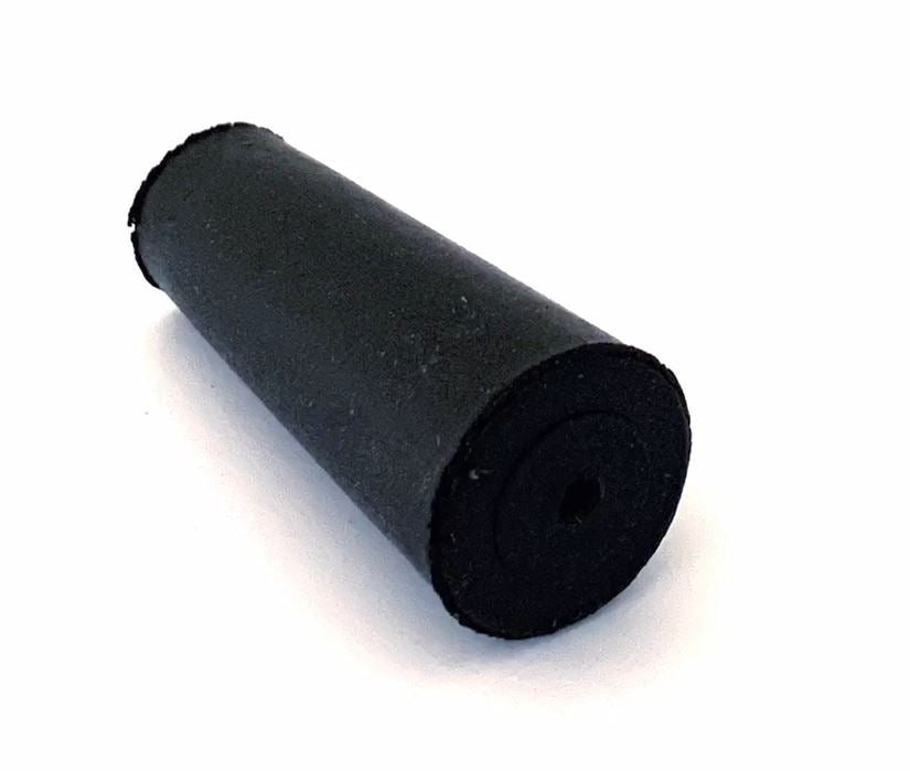 JR Products Door Stop Bumper, 2-3/4 in Length x 3/4 in Base, Black - 20685