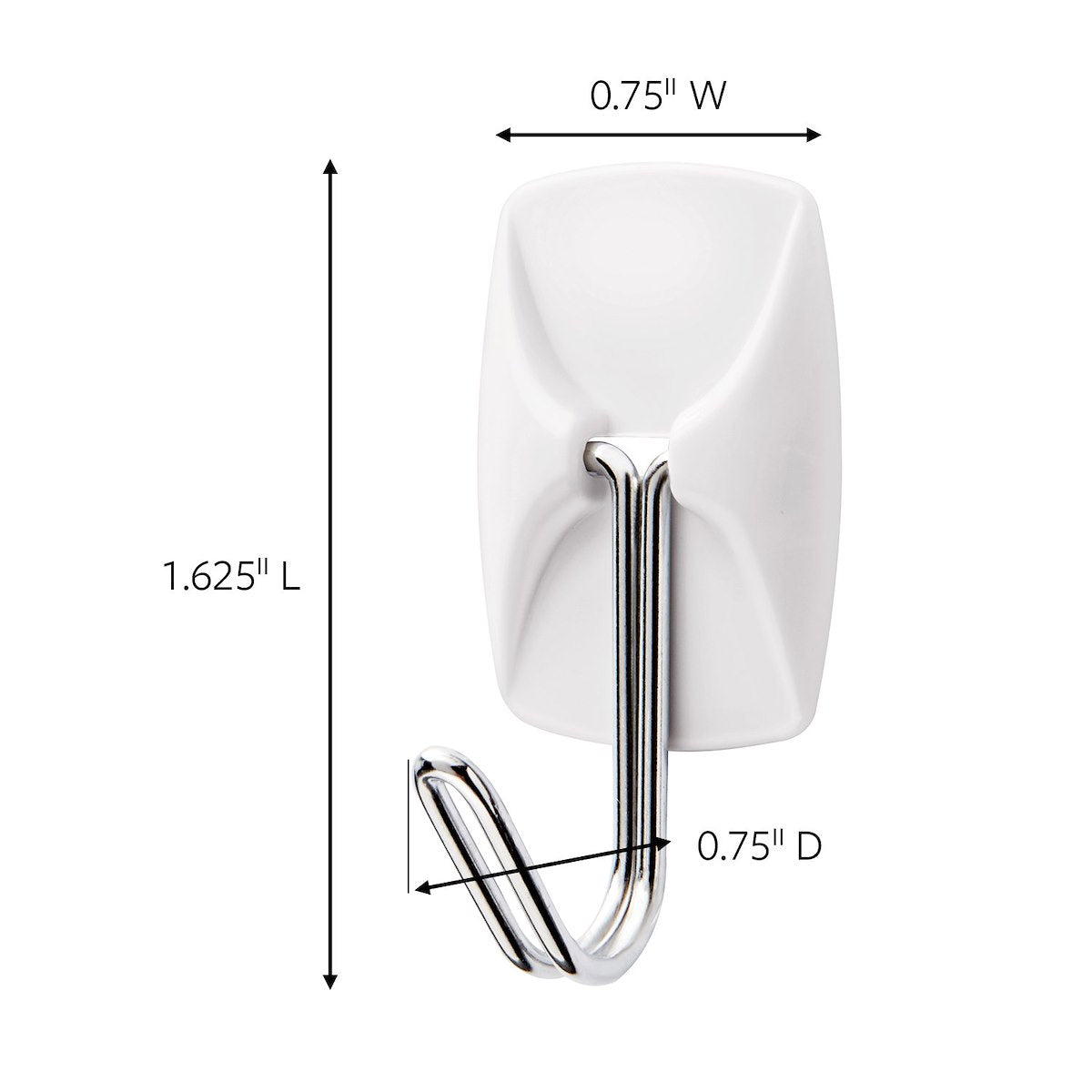 3M Multi Purpose Hook, White, Set of 3 - 17067ES