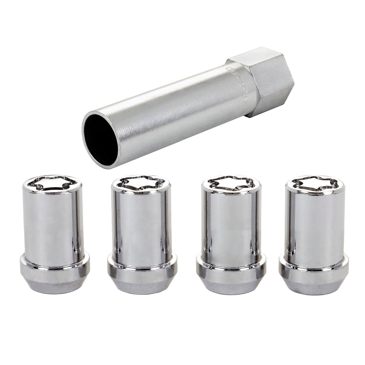 McGard Wheel Access Wheel Lock, 12 Millimeter X 1.5 Thread Size, 1.24 in Overall Length, 13/16 in Wrench Size, Pack of 4 - 25257