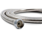 Camco Shower Head Hose, 60 in Length, Fits Standard 1/2 in Shower Arm, Chrome - 43716