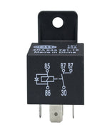 HELLA Multi Purpose Relay, 30 amp Continuous, 12 V, 4 Blade Terminal - 965400071