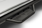 N-Fab Nerf Bar, 3 in Round Bent, Textured Powder Coated Black Stainless Steel - HPF1777QC-TX