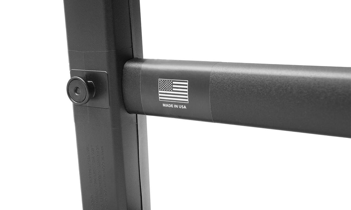 AMP Research Bed Extender, Extends Bed Up To 24 in, Powder Coated Black, Aluminum - 74841-01A