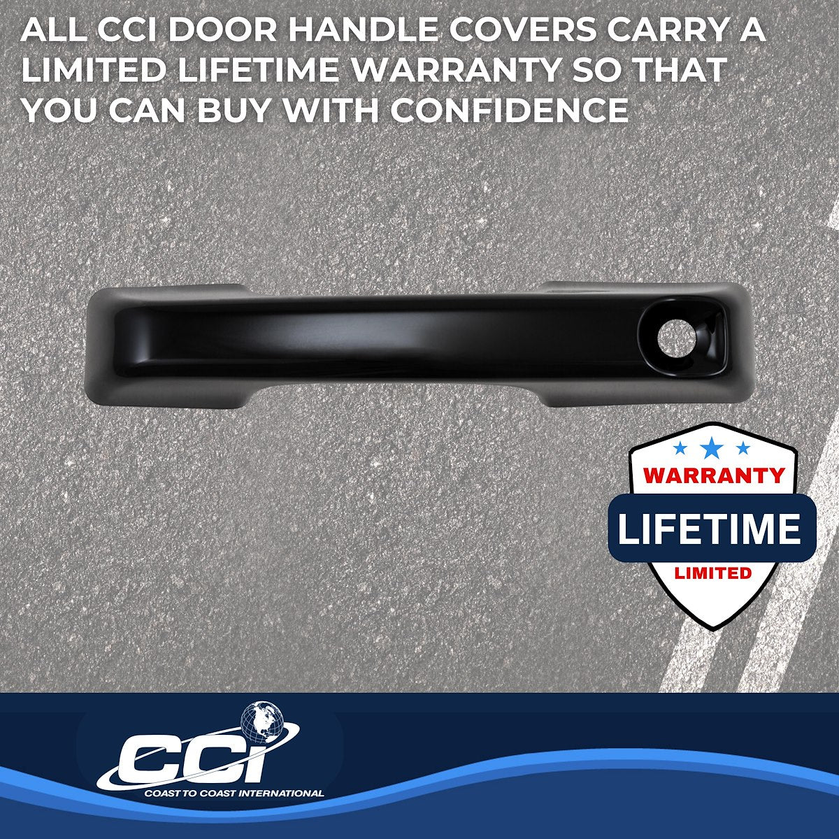 Coast2Coast Door Handle Covers CCIDH68591BLK product image 5