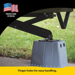 Stromberg Carlson Leveling Jack Foot Pad, 5-1/4 in x 9-1/4 in Stabilizer Pad, 10 in x 13 in Footprint, 8 in Height/14 in Stacked - JBP-813.1