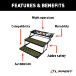 Lippert Entry Step, Steel, OEM Part Number 9010000464 - 3725791