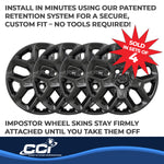 Coast2Coast Wheel Skins & Styled Wheel Covers IWCIMP386BLK product image 4