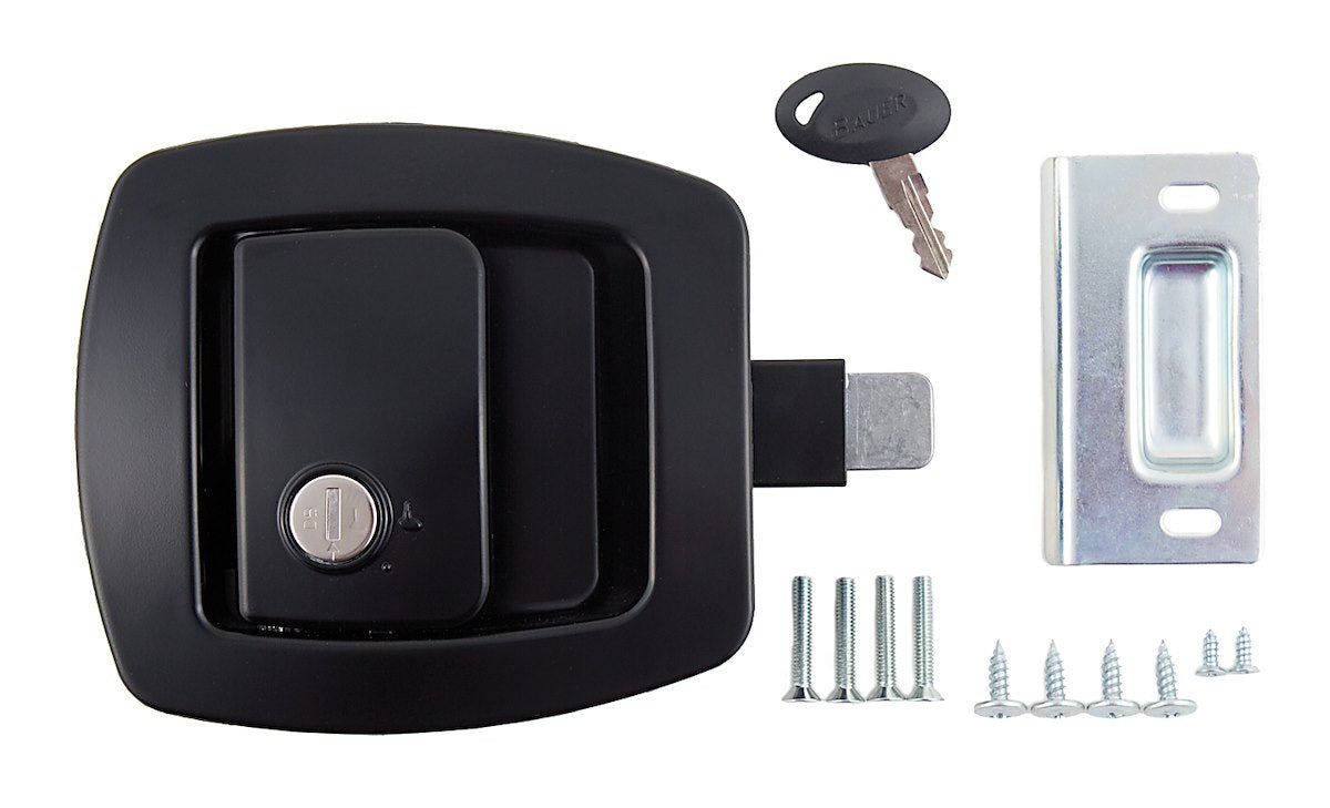 AP Products Access Door Latch, With 2 Keys, Black, Without Backing Plate 013-227099 - 013-671