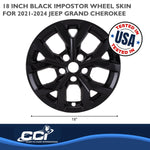 Coast2Coast Wheel Skins & Styled Wheel Covers IWCIMP483BLK product image 3