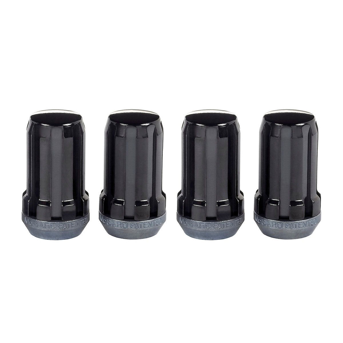 McGard Wheel Access Lug Nut, 14 Millimeter X 1.5 Thread Size, 1.648 in Overall Length, 7 Spline, Set Of 4 - 65315BK