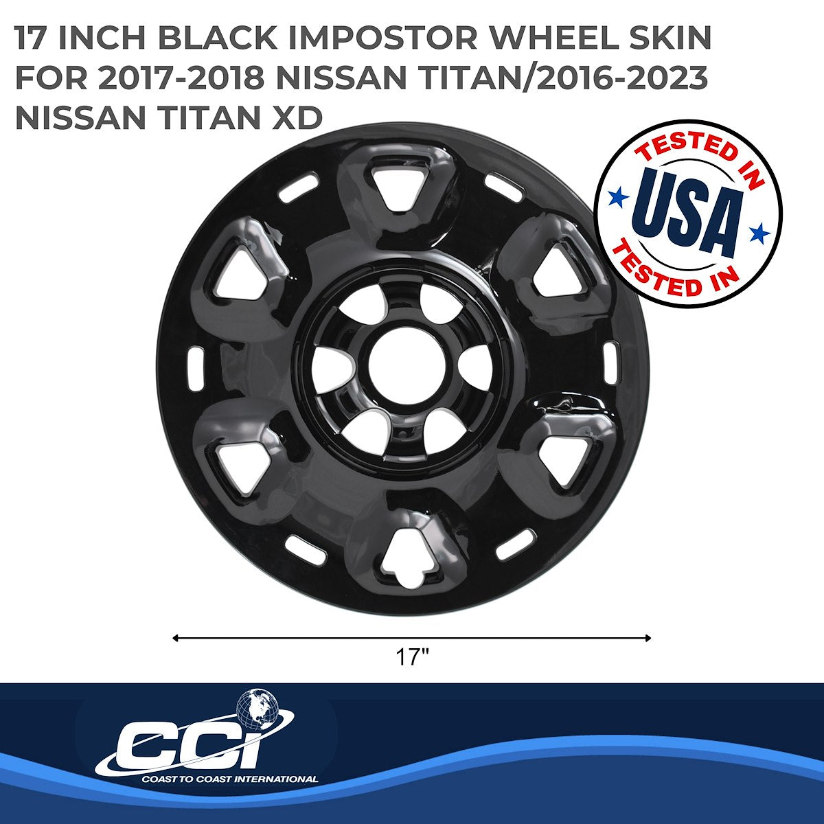 Coast2Coast Wheel Skins & Styled Wheel Covers IWCIMP101BLK product image 2