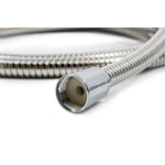 Camco Shower Head Hose, 60 in Length, Fits Standard 1/2 in Shower Arm, Chrome - 43716
