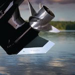 Megaware KeelGuard Outboard Motor Skeg, SkegPro  653, For Yamaha 90 HP 4 Stroke Engine, Stainless Steel - 02663
