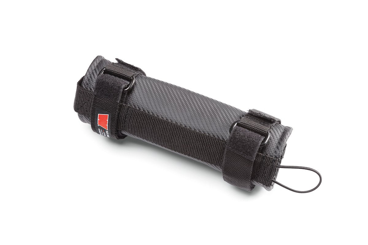 Warn Fire Extinguisher Mount, 2 Velcro Straps, Holds 2-1/2 lb Bottle, Black - 102657