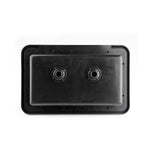 Dura Faucet Exterior Shower, 11 in Width x 6 in Height, Black - DF-SA170-BK