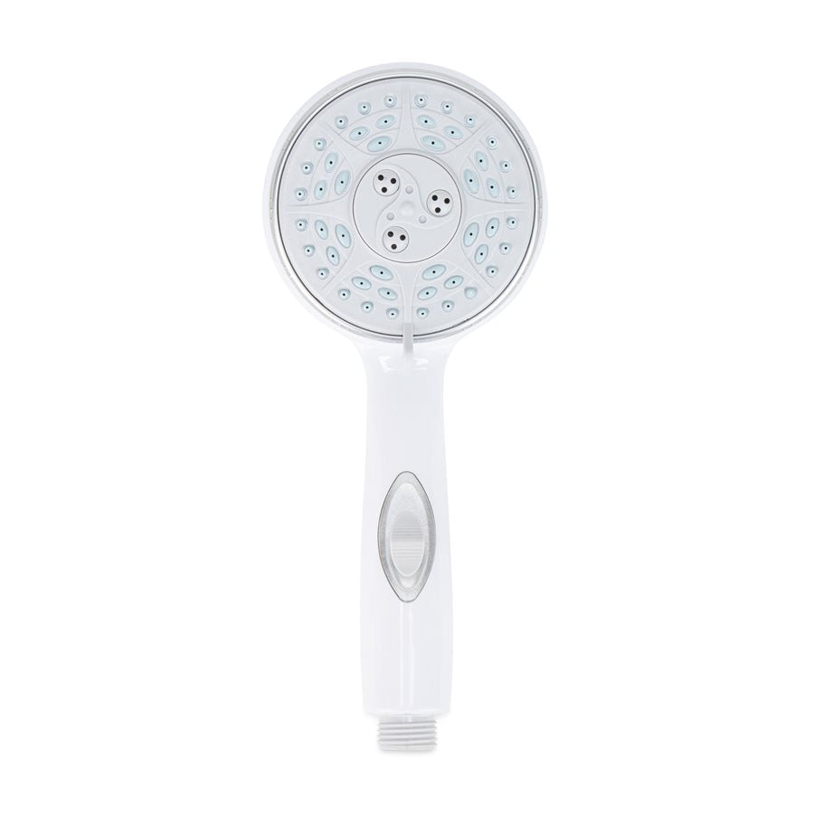 Camco Shower Head, With 4 Available Spray Settings, White - 43711