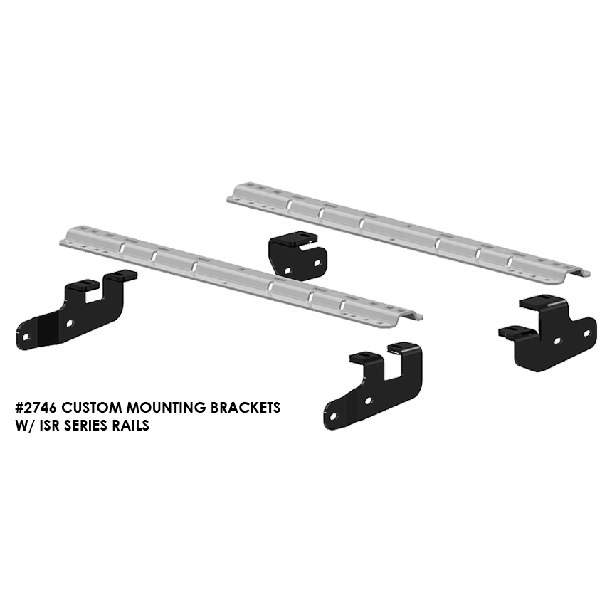 PullRite Fifth Wheel Trailer Hitch Mount Kit, ISR Series, Use With ISR Series Hitch, 20000 lb Capacity - 2746
