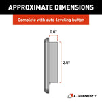 Lippert Leveling System Touchpad, Black And Gray, 3.6 in Length x 5 in Width - 421484
