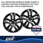 Coast2Coast Wheel Skins & Styled Wheel Covers IWCIMP441BLK product image 4