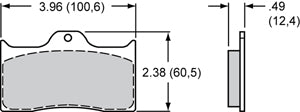 Wilwood Brakes Disc Brake Pads 150-40-7112K product image 2