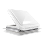 Camco Roof Vent, For 14 in x 14 in, White, Aluminum Base With Plastic Cover - 40480