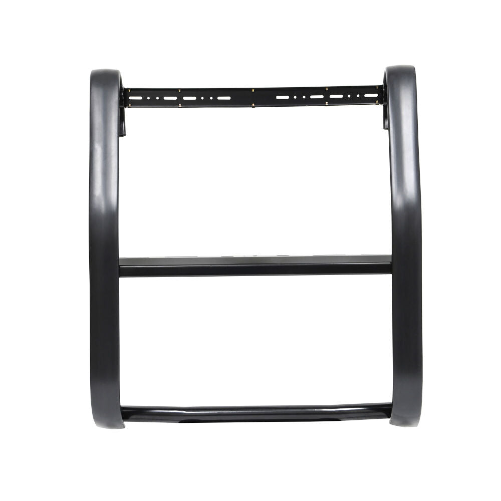 Westin Public Safety Bumper Push Bar, Black, HRPO Steel, 2-3/4 in Rubber Strip Uprights - 36-4045