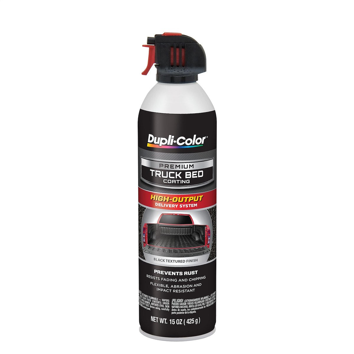 VHT/ Duplicolor Bed Liner, Covers 15 To 20 Square ft Area, Black, 15 oz Aerosol Can - TR350