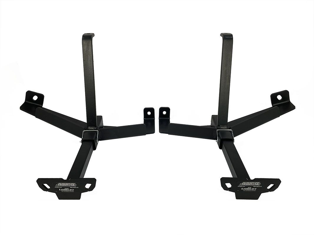 Torklift Camper Tie Down, No Drilling Required, Black, Forged Steel, Set Of 2 - C2219