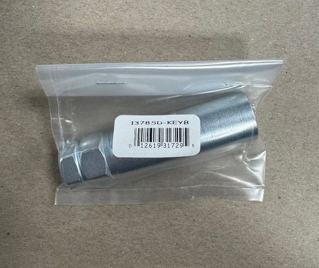Gorilla Lug Nut Socket, 0.90 in Lug Diameter For Duplex Lugs, 6 Spline, 13/16 in And 7/8 in Wrench Size - 1378SD-KEYB