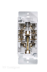 RV Designer Receptacle, 125 V AC, White - S831