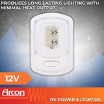 Arcon Interior Light - LED, 7-1/4 in Length x 4.95 in Width, Bright White SMD LED, 12 V - 20669N