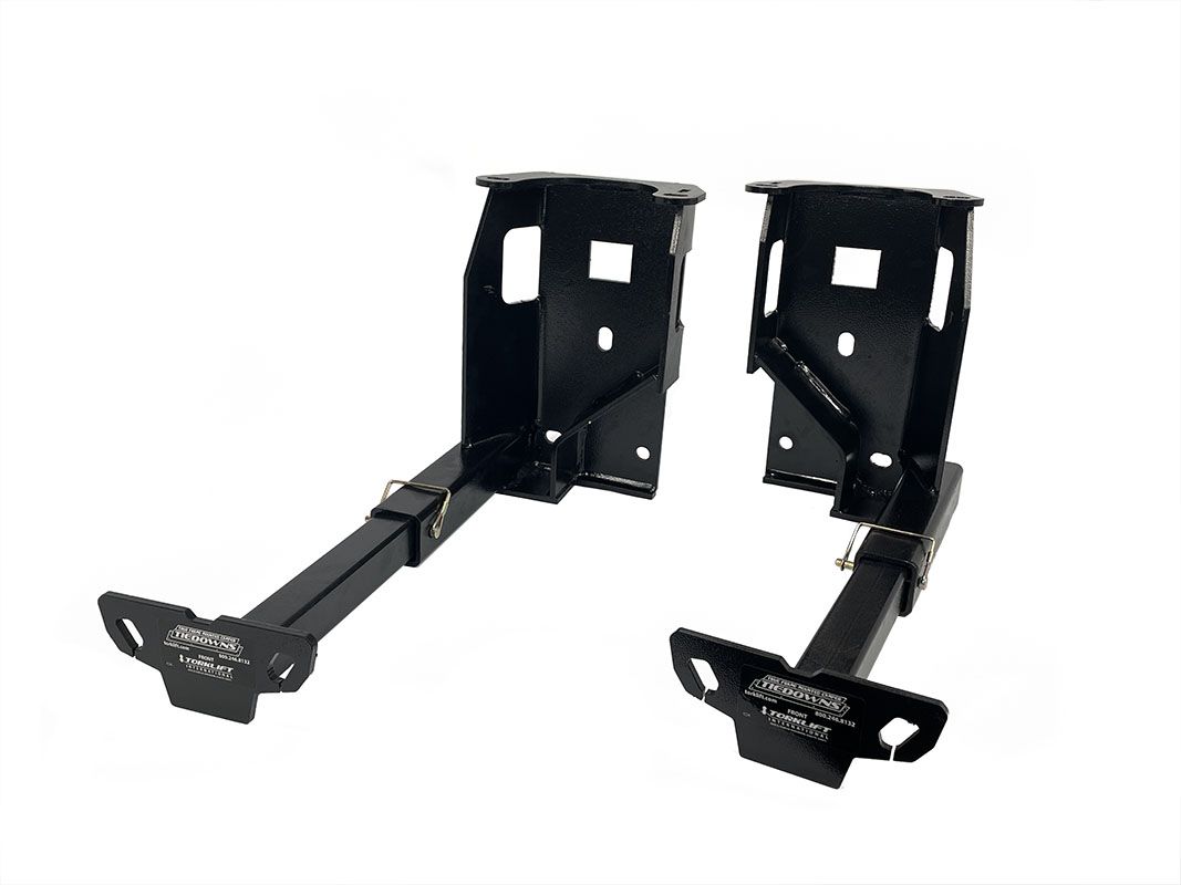 Torklift Camper Tie Down, No Drilling Required, Black, Forged Steel, Set Of 2 - D2140