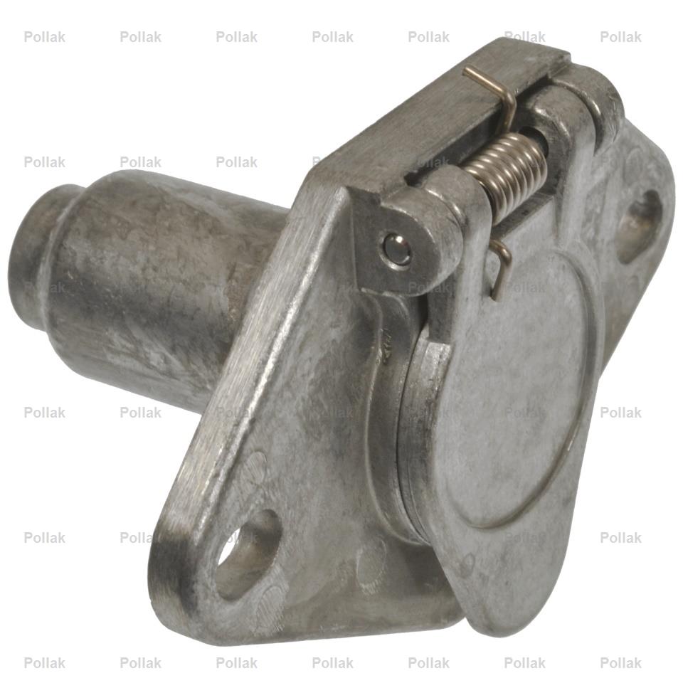 Pollak Trailer Wiring Connector Adapter, 4 Pin Terminal, 12 To 24 V, 35 amp - 11-404