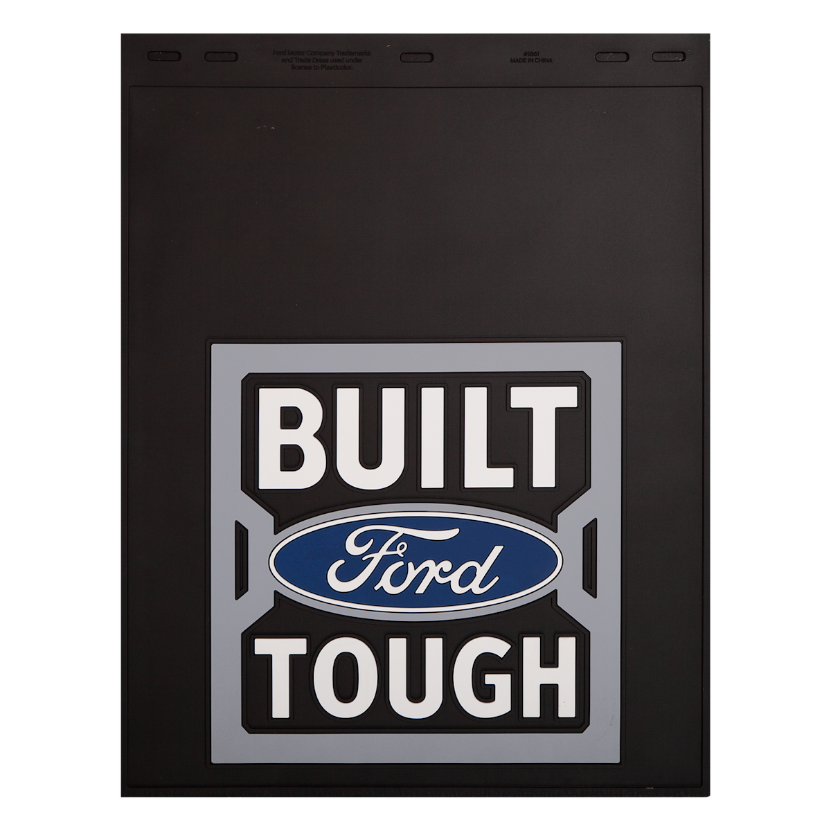 Plasticolor Mud Flap, Black, Set Of 2 - 001861R01
