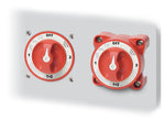 Blue Sea Battery Selector Switch, E-Series, 3 Position, 2 Batteries - 11001-BSS