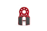 Factor 55 Winch Cable Shackle Mount, Fits 3/4 in Clevis Hook, Fits 3/8 in Diameter Steel Cables/Synthetic Winch Ropes, Red - 00050-01