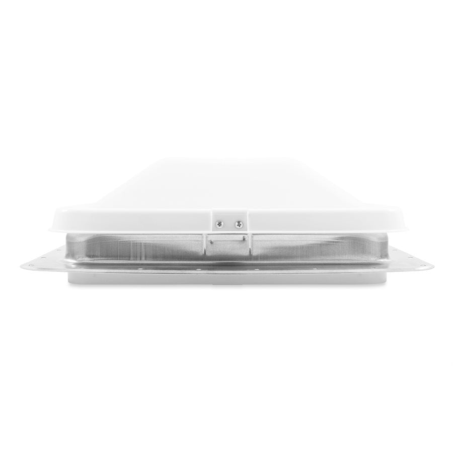 Camco Roof Vent, For 14 in x 14 in, White, Aluminum Base With Plastic Cover - 40480