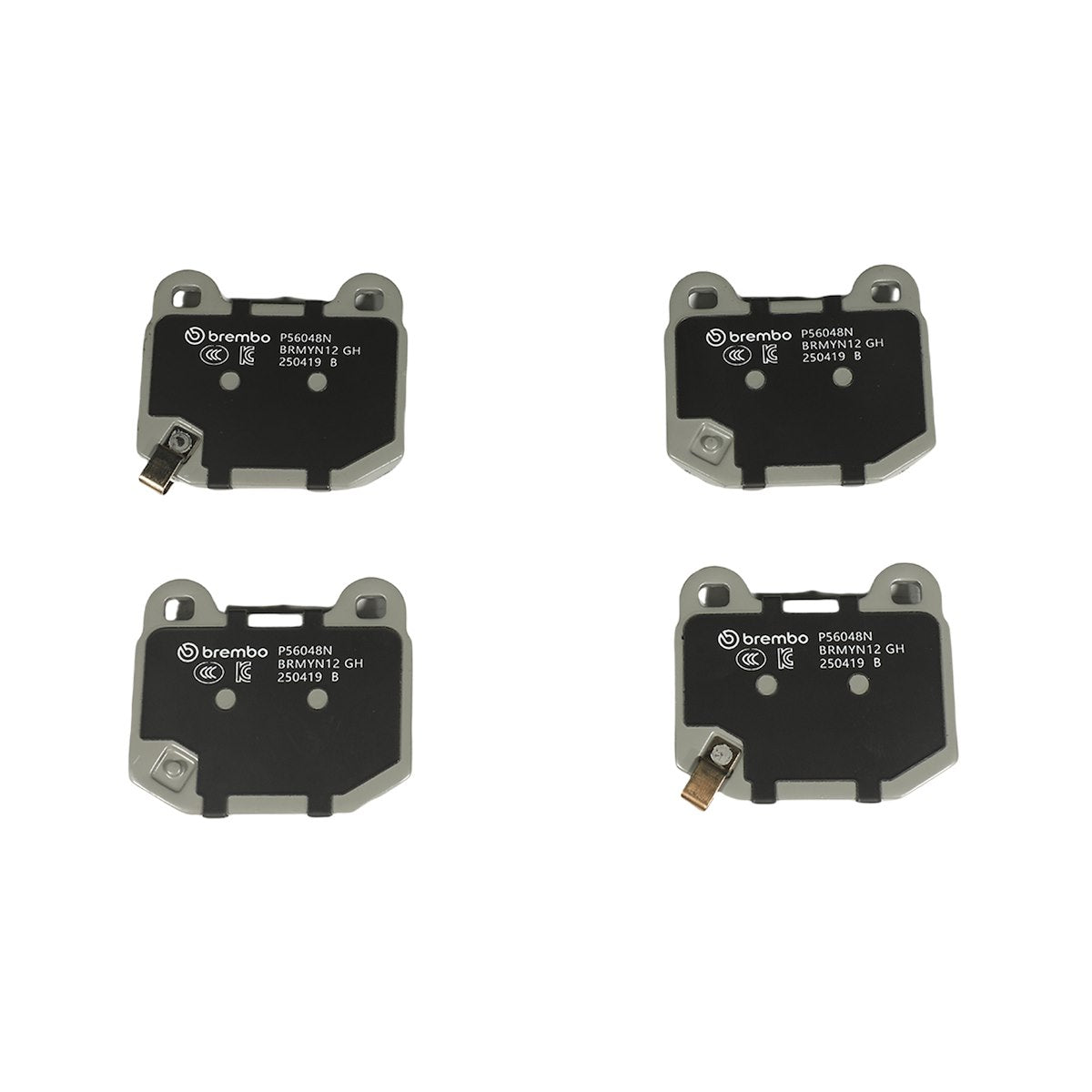 Brembo Brake Pad, FMSI Number D961-7859, Ceramic, Set Of 4 - P56048N