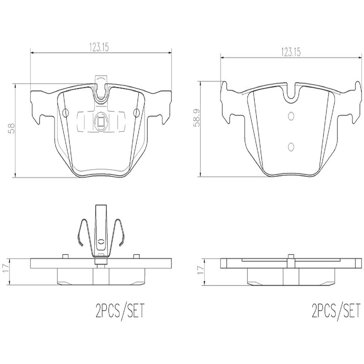 Brembo Brake Pads P06039N product image 7