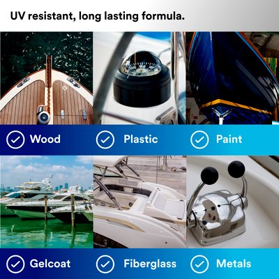 3M Adhesive Sealant, 3M 4000 UV Fast Cure, Used To Bond Aluminum/Wood/Gelcoat And Fiberglass, 3 oz Tube - 05280