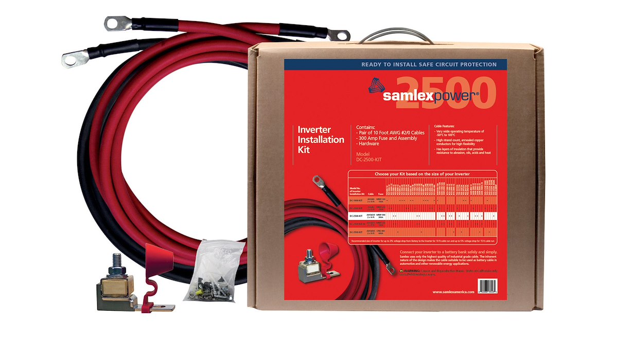 Samlex America Power Inverter Installation Kit - DC-2500-KIT
