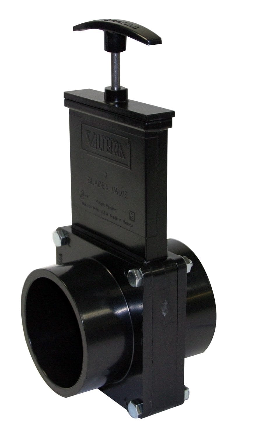 Valterra Sewer Waste Valve, Waste Valve For RV Black Water System, 3 in Waste Valve, With 3 in Spigot x 3 in Spigot - T40A
