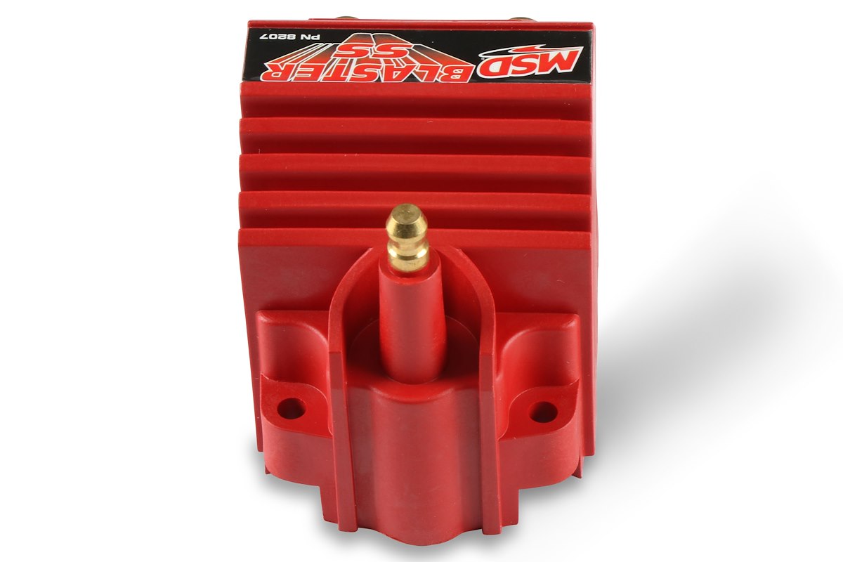 MSD Ignition Ignition Coil, 40000 V, Effective Up To 12500 RPM, Red - 8207